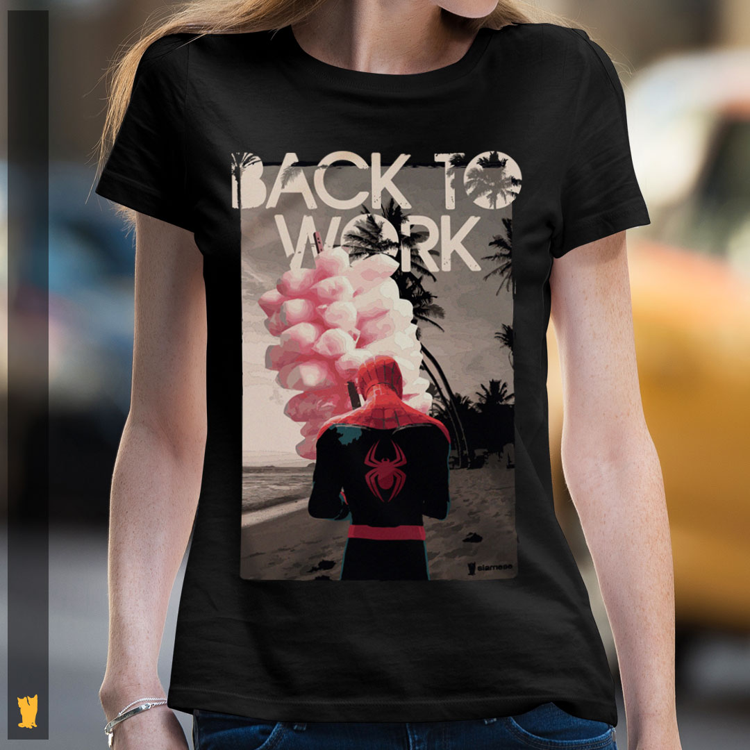 SIAMESE FEMININA HOMEM ARANHA BACK TO WORK