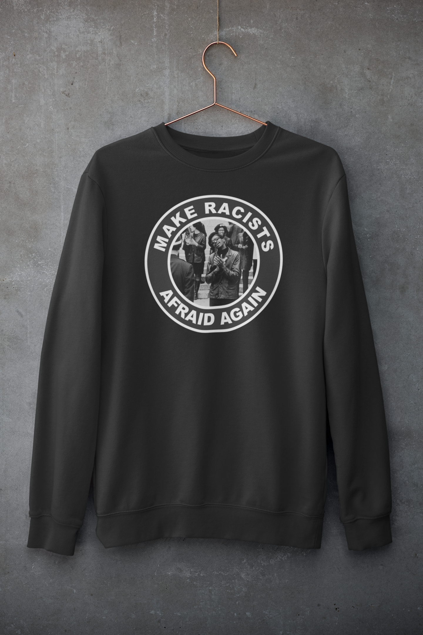 Moletom Racists Afraid - Black Panther Party