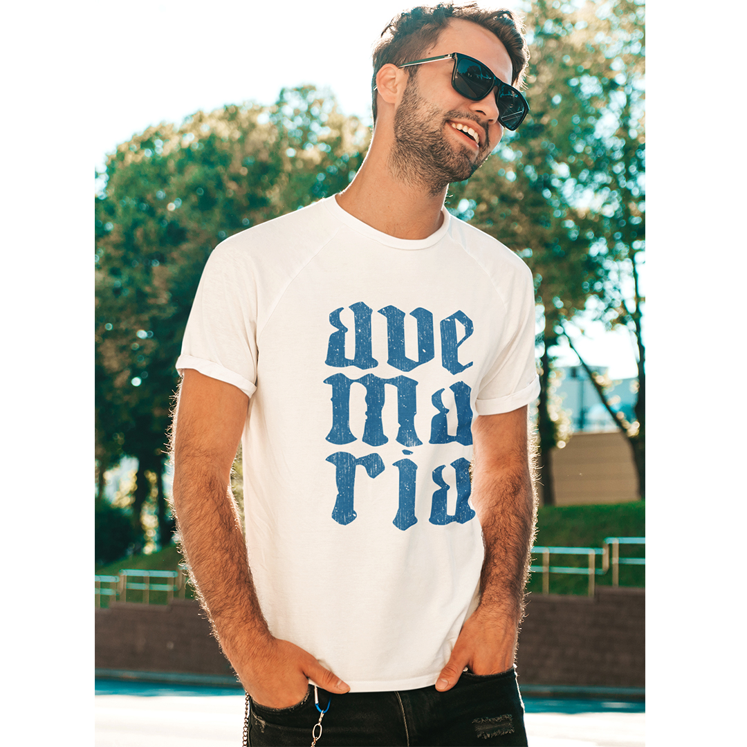 Camiseta Masculina Ave Maria