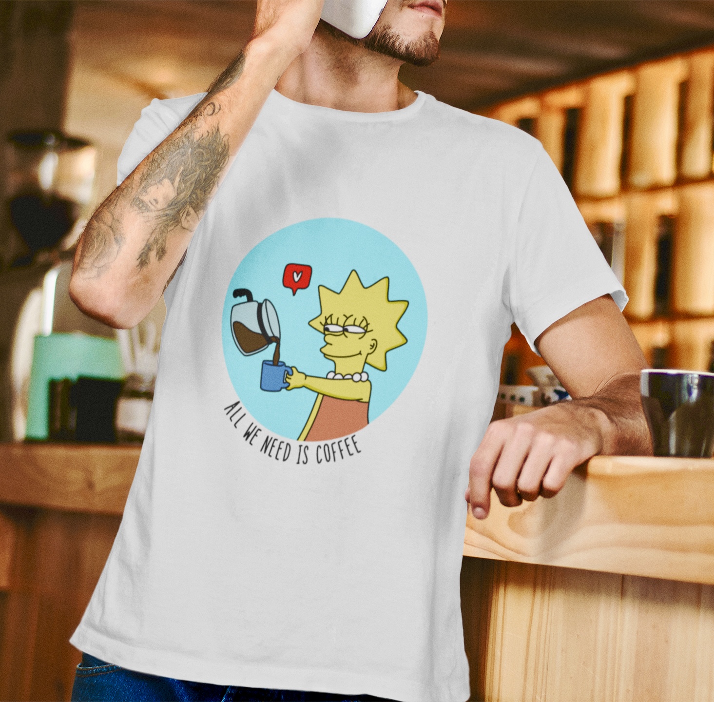 Lisa Simpson coffee