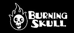 Burning Skull - Camisetas e produtos personalizados