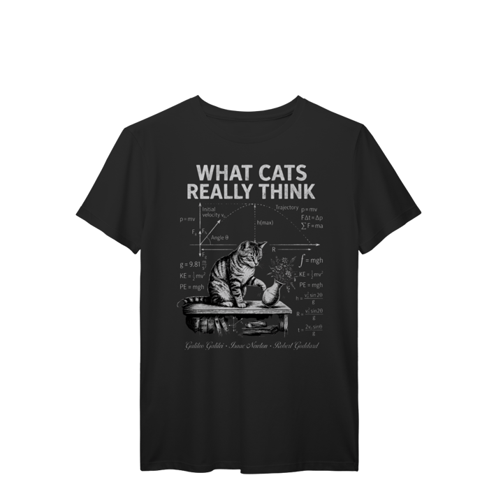 CAMISETA WHAT CATS REALLY THINK