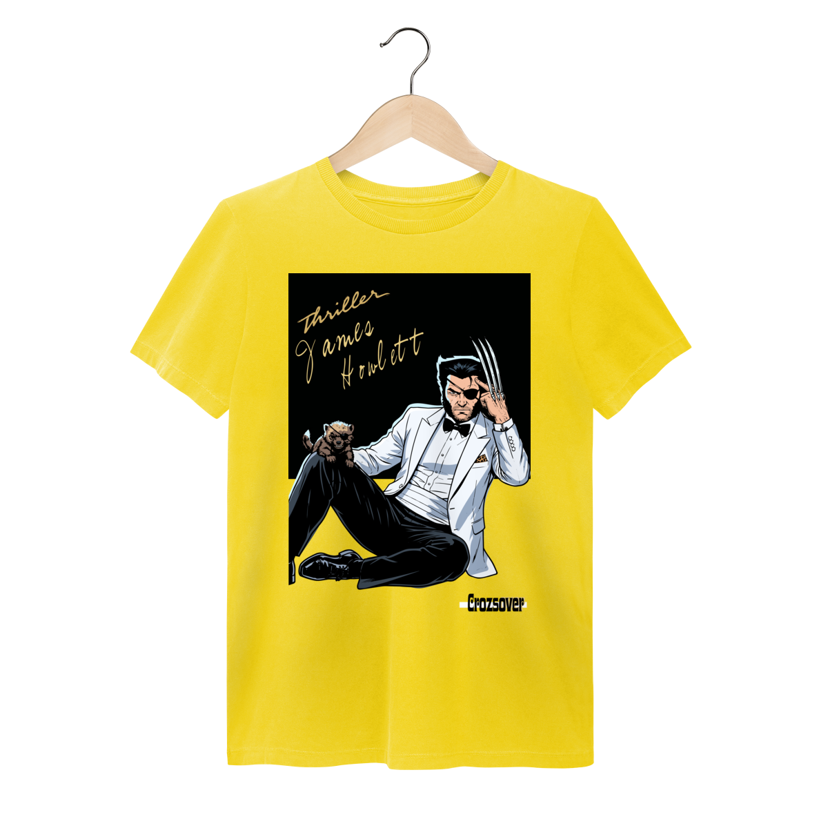 Camiseta Estonada  Wolverine x Thriller