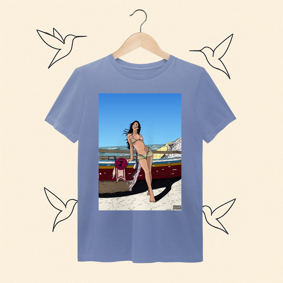 Camiseta Estonada Marina Sena De Primeira