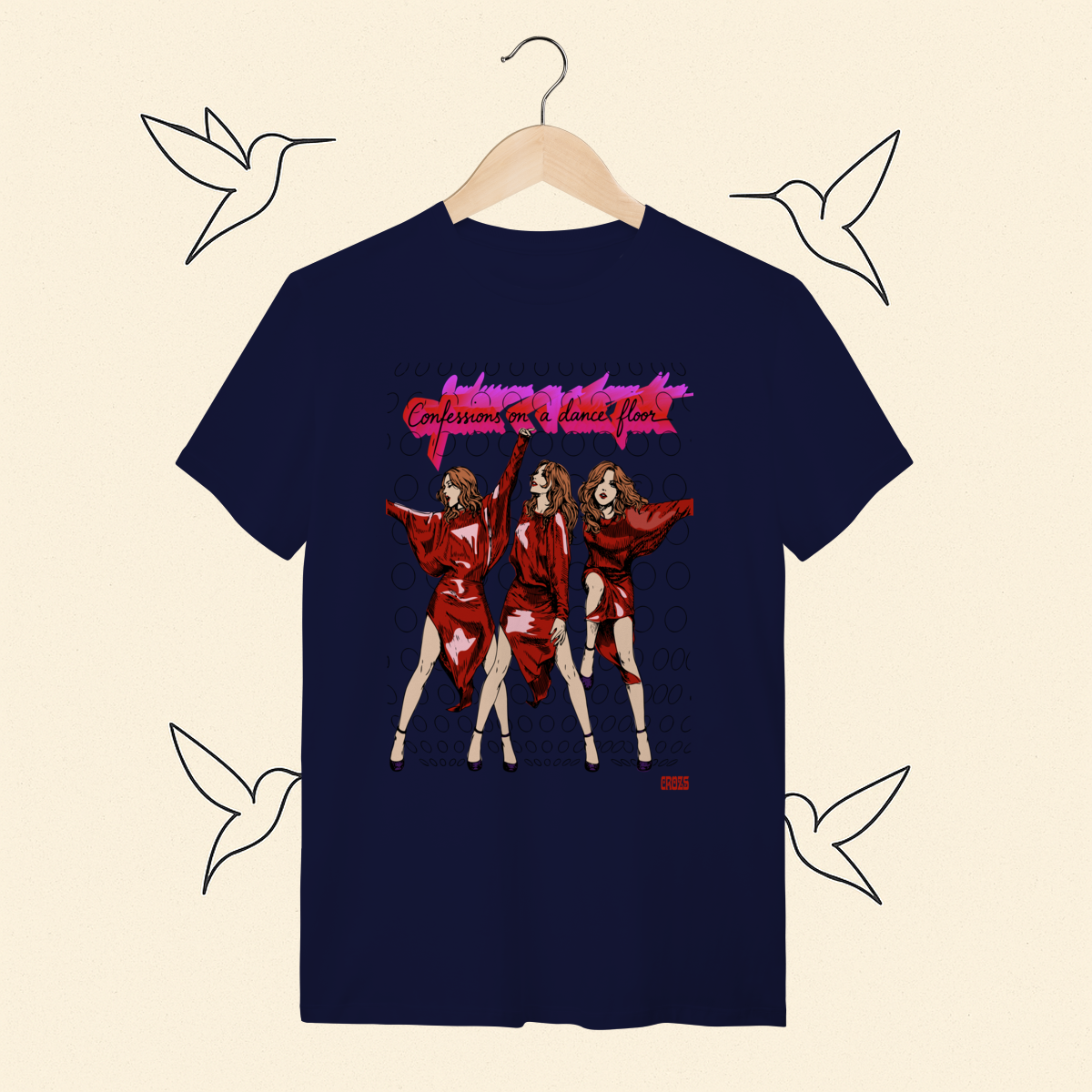 Camiseta Madonna Confessions on a Dance Floor 20 anos