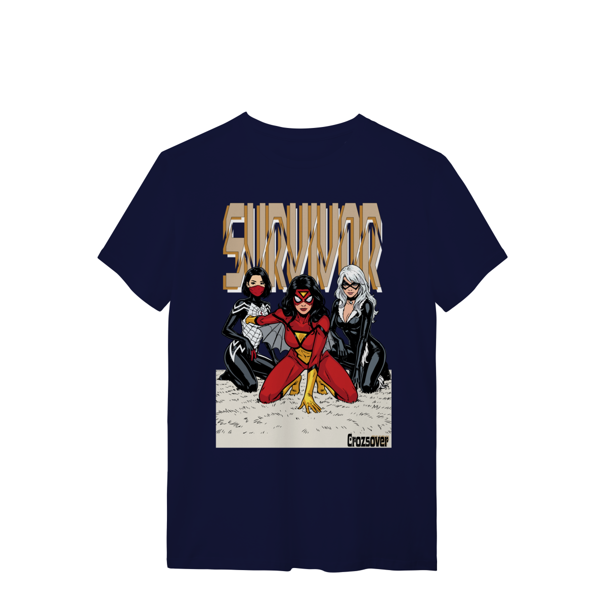 Camiseta Survivor Spiderverso