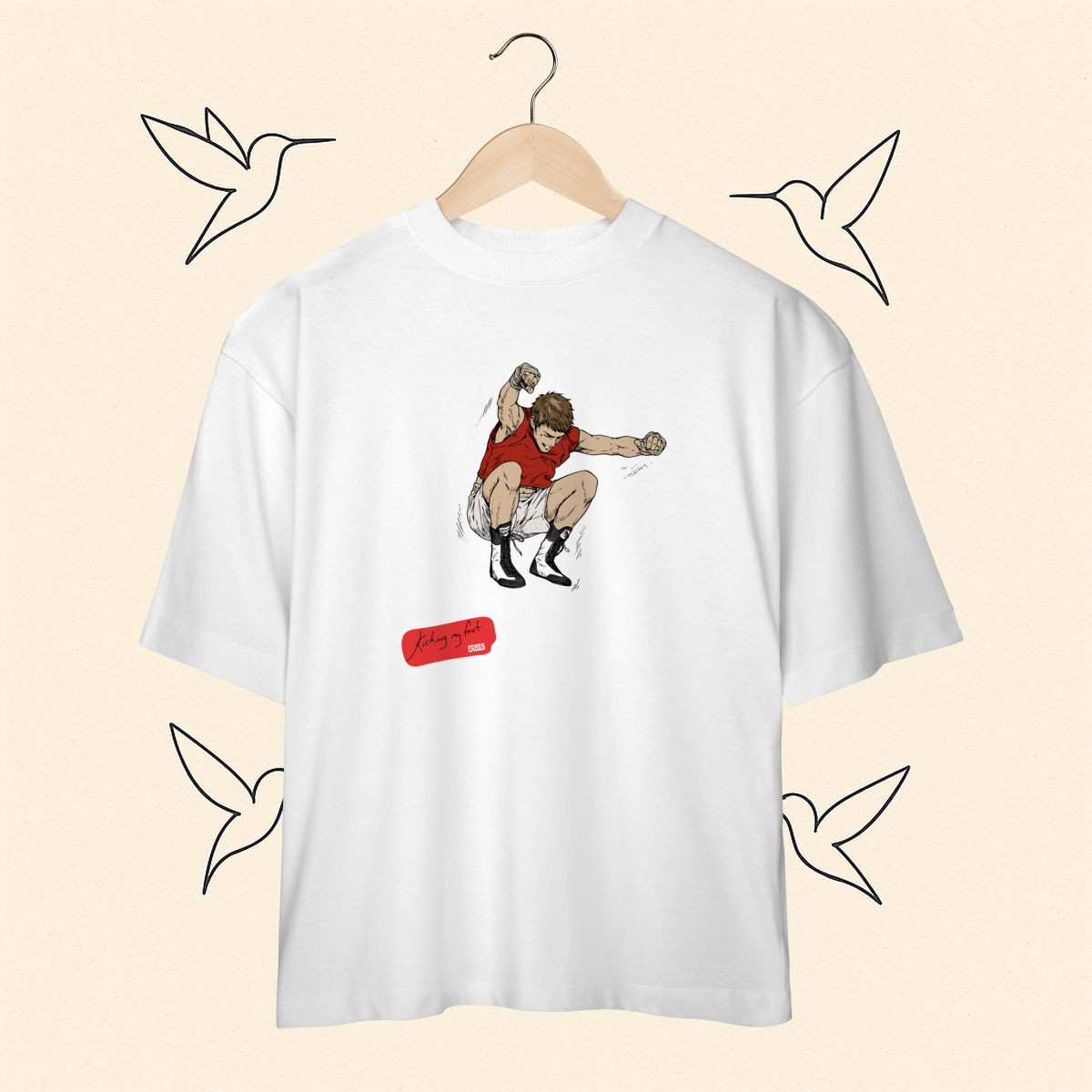 Oversized Ruel Kicking my Feet