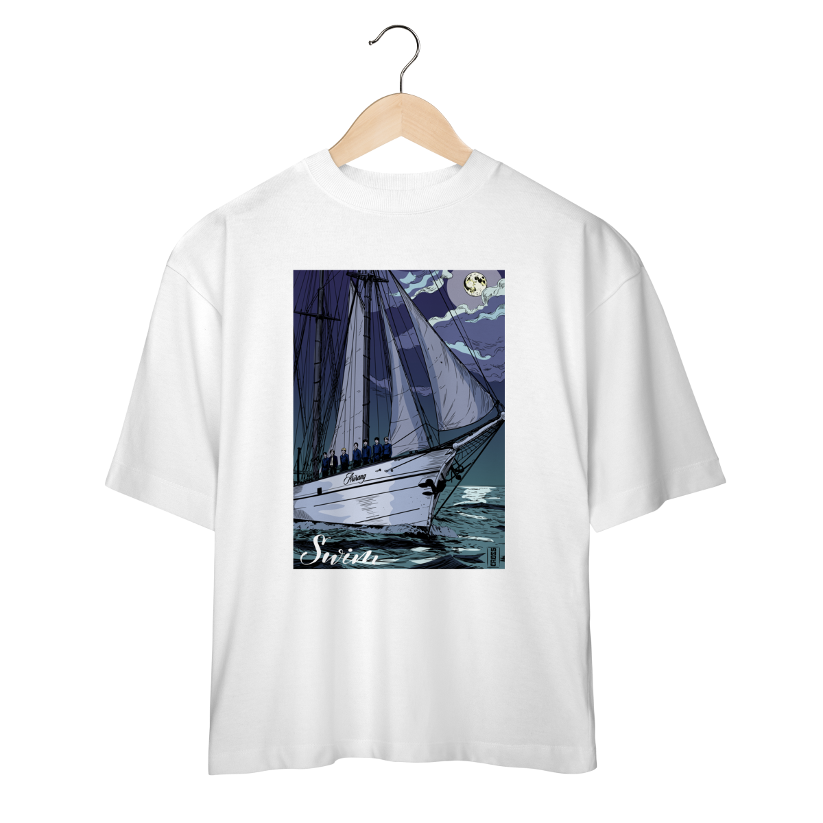Oversized BTS Swim