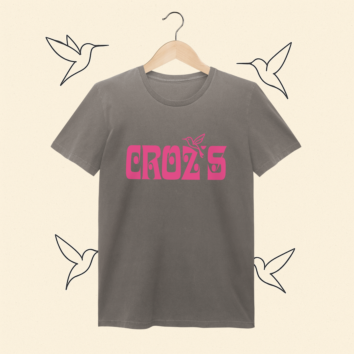 Baby Long Estonada Crozs Rosa