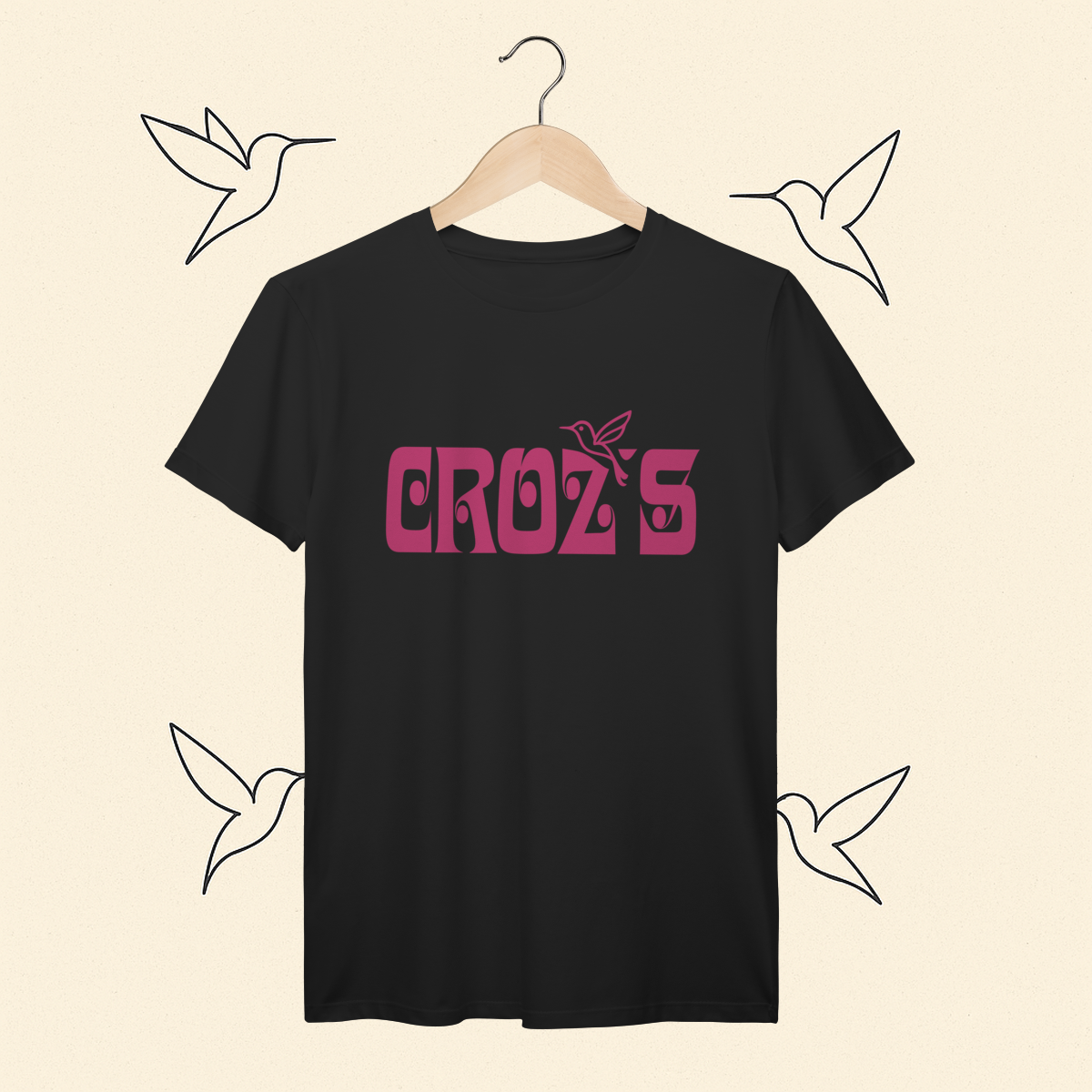 Camiseta Premium Crozs Rosa