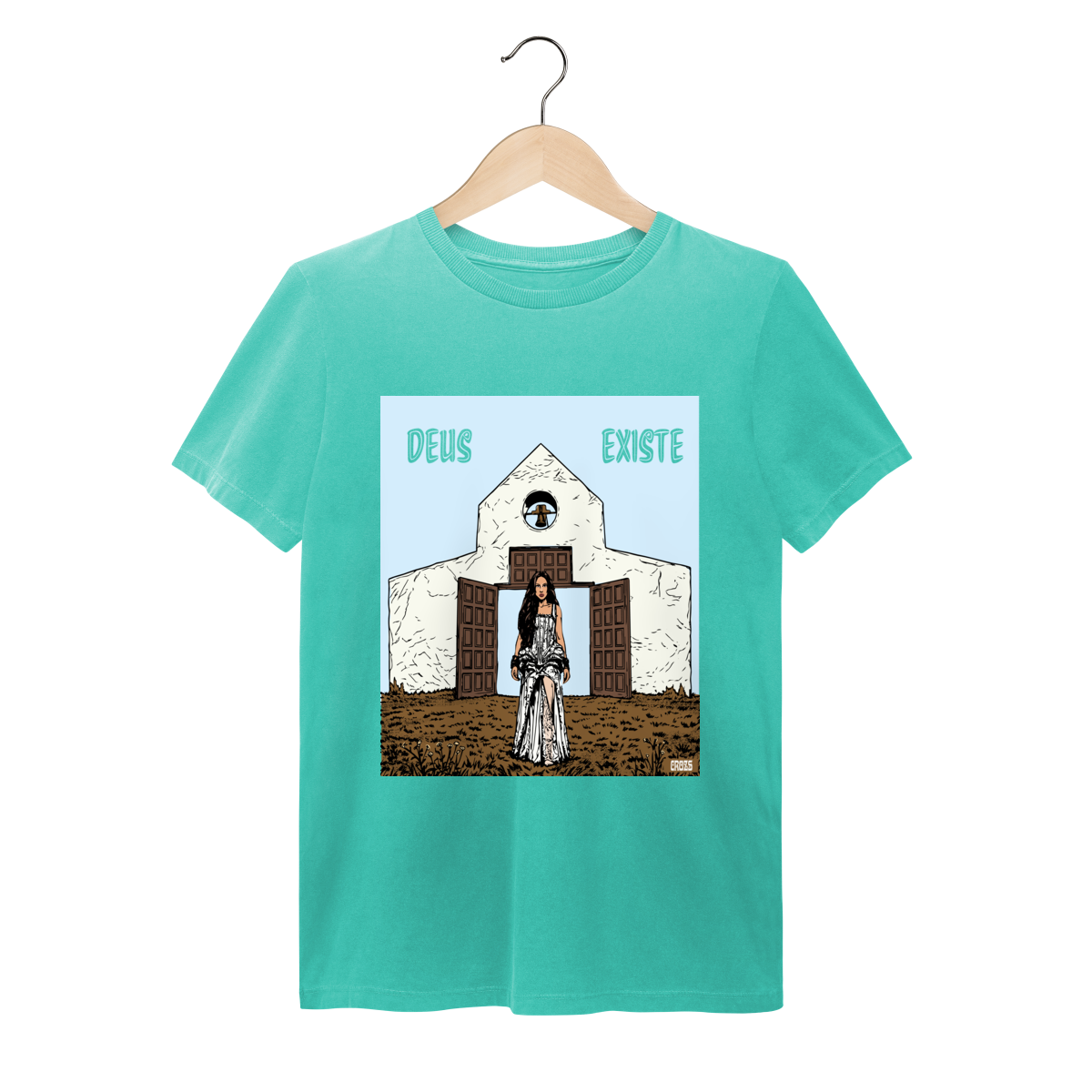 Camiseta Estonada Anitta Deus Existe