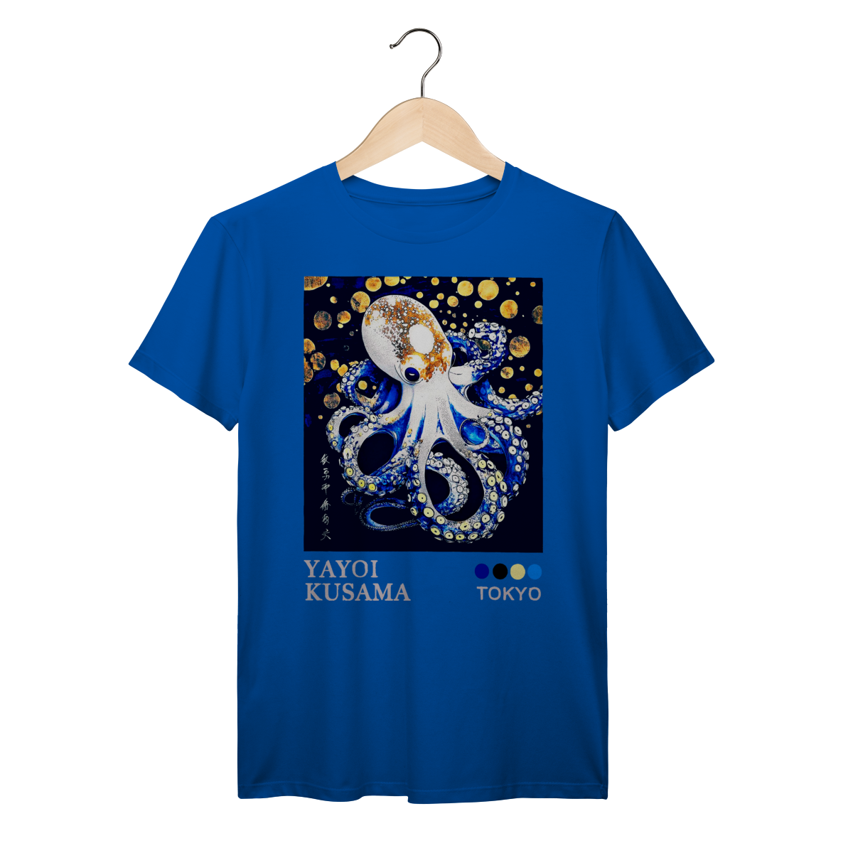 Camiseta Yayoi Kusama Polvo Blc Algodão Prime 