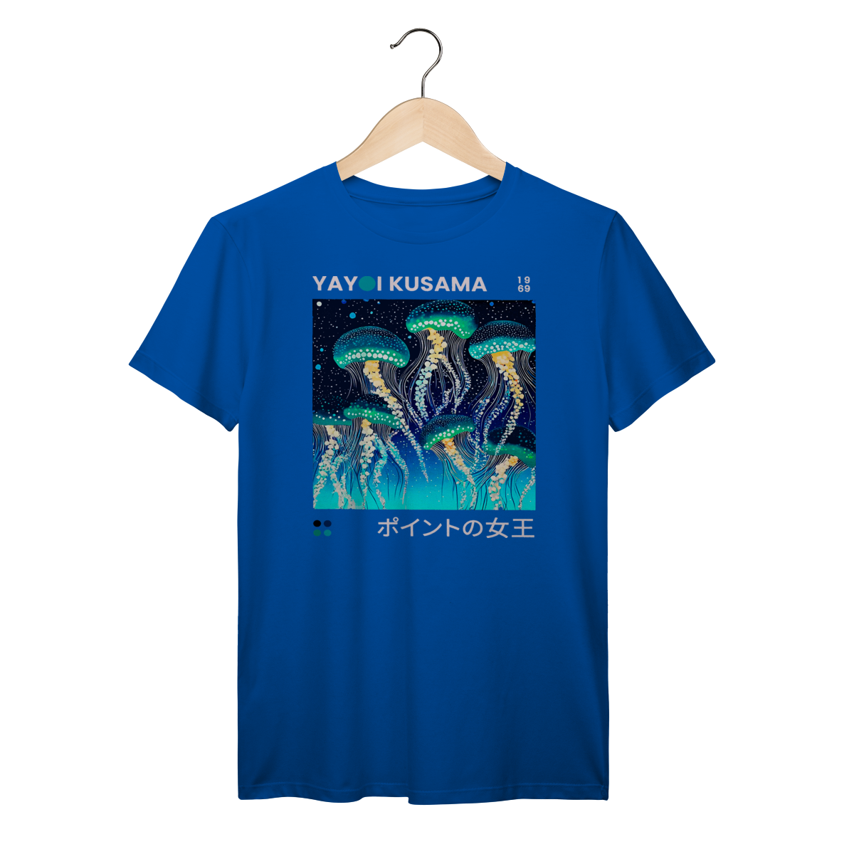 Camiseta Yayoi Kusama Carav Blc Algodão Prime