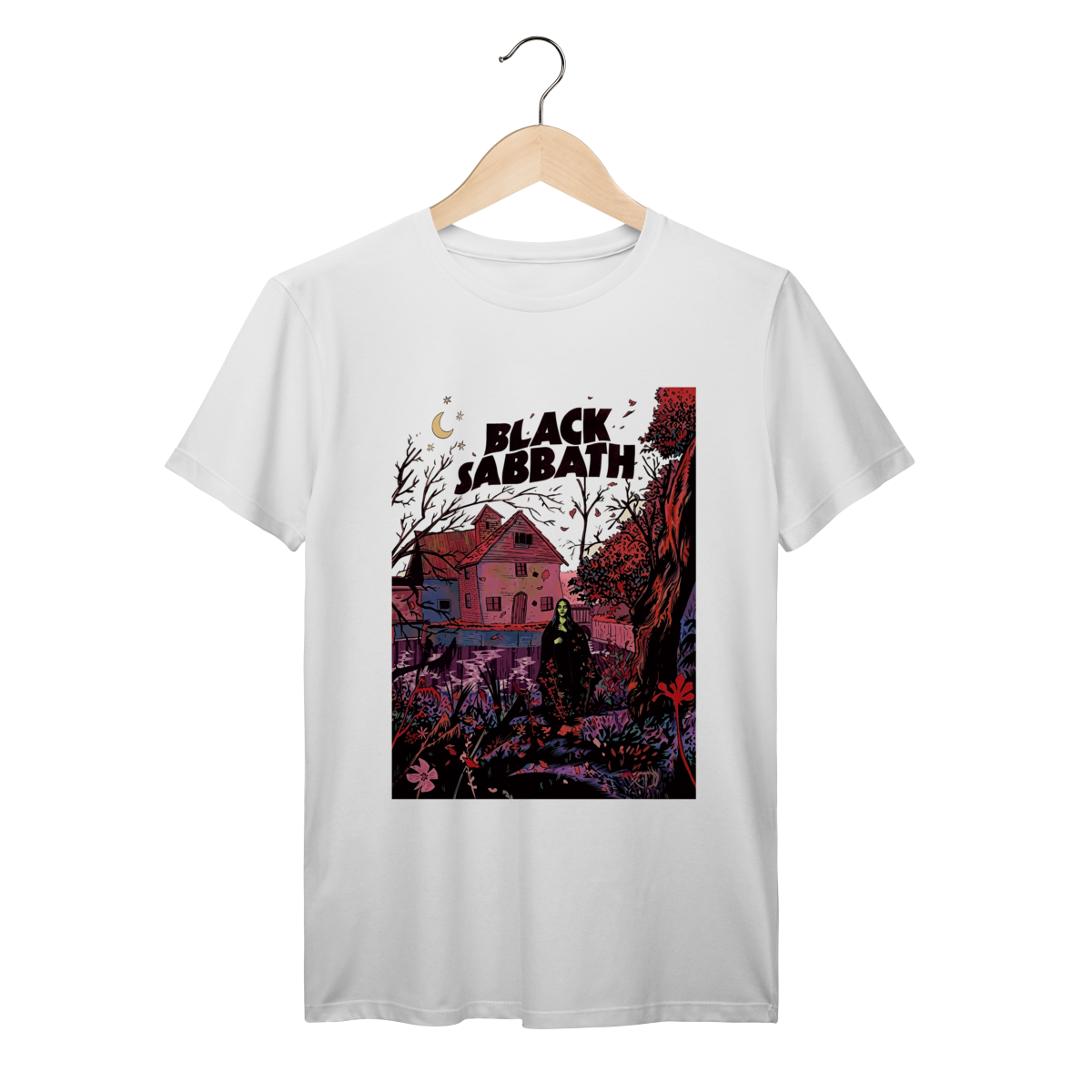 amiseta Black Sabbath Vintage Heavy Metal Rock Clássico Algodão Prime