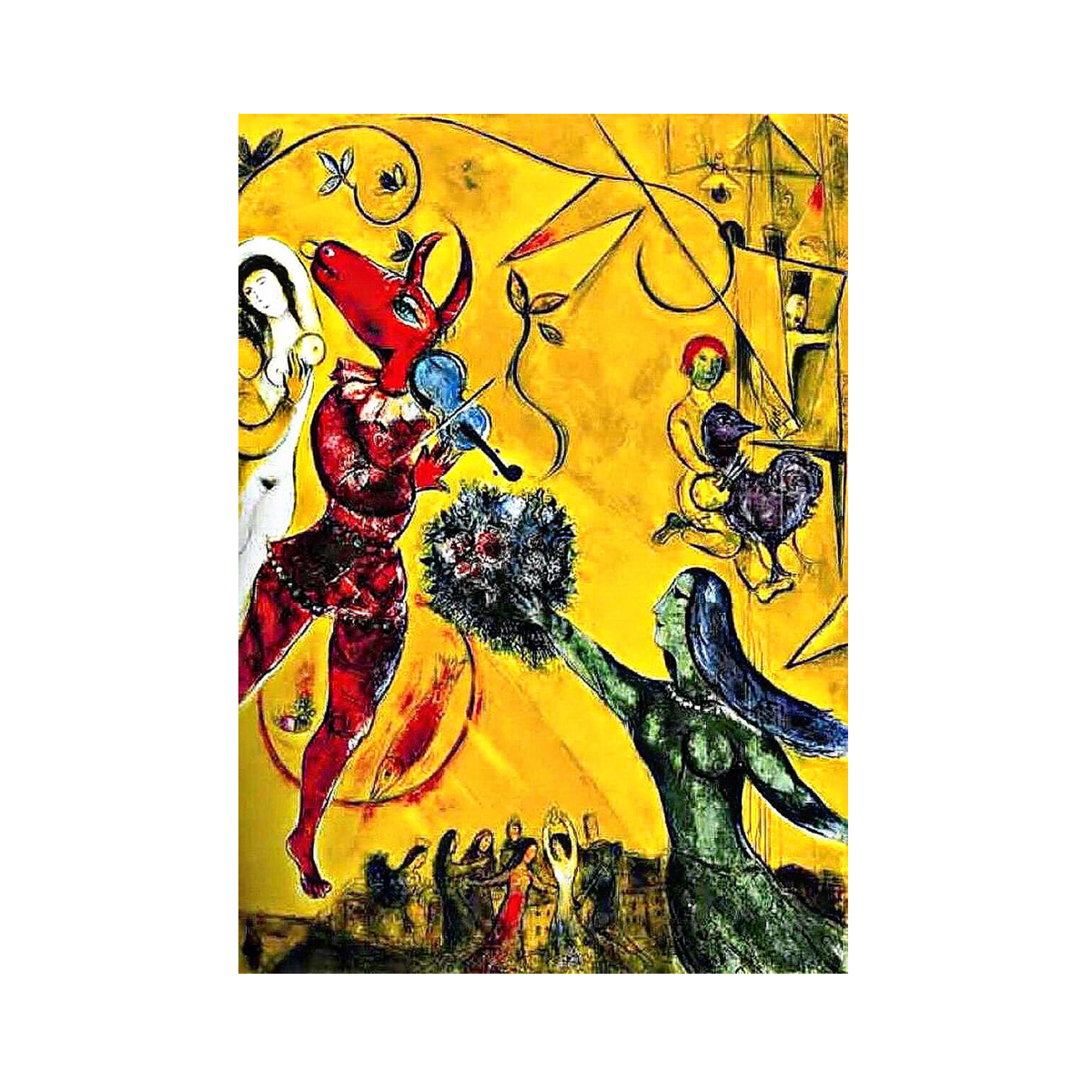 Quadro Decorativo A Dança Marc Chagall