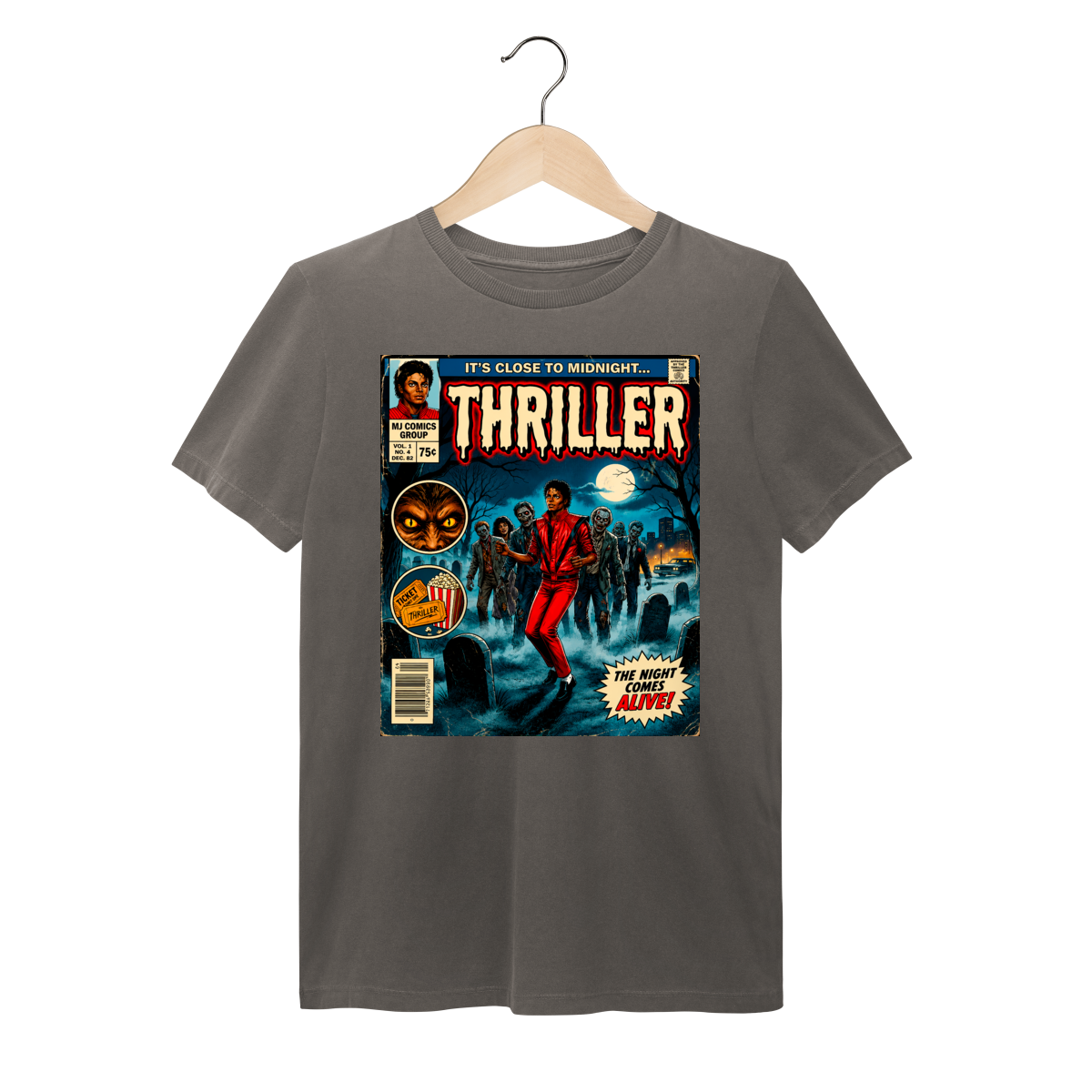 Camiseta Michael Jackson Thriller Vintage Comic Estonada