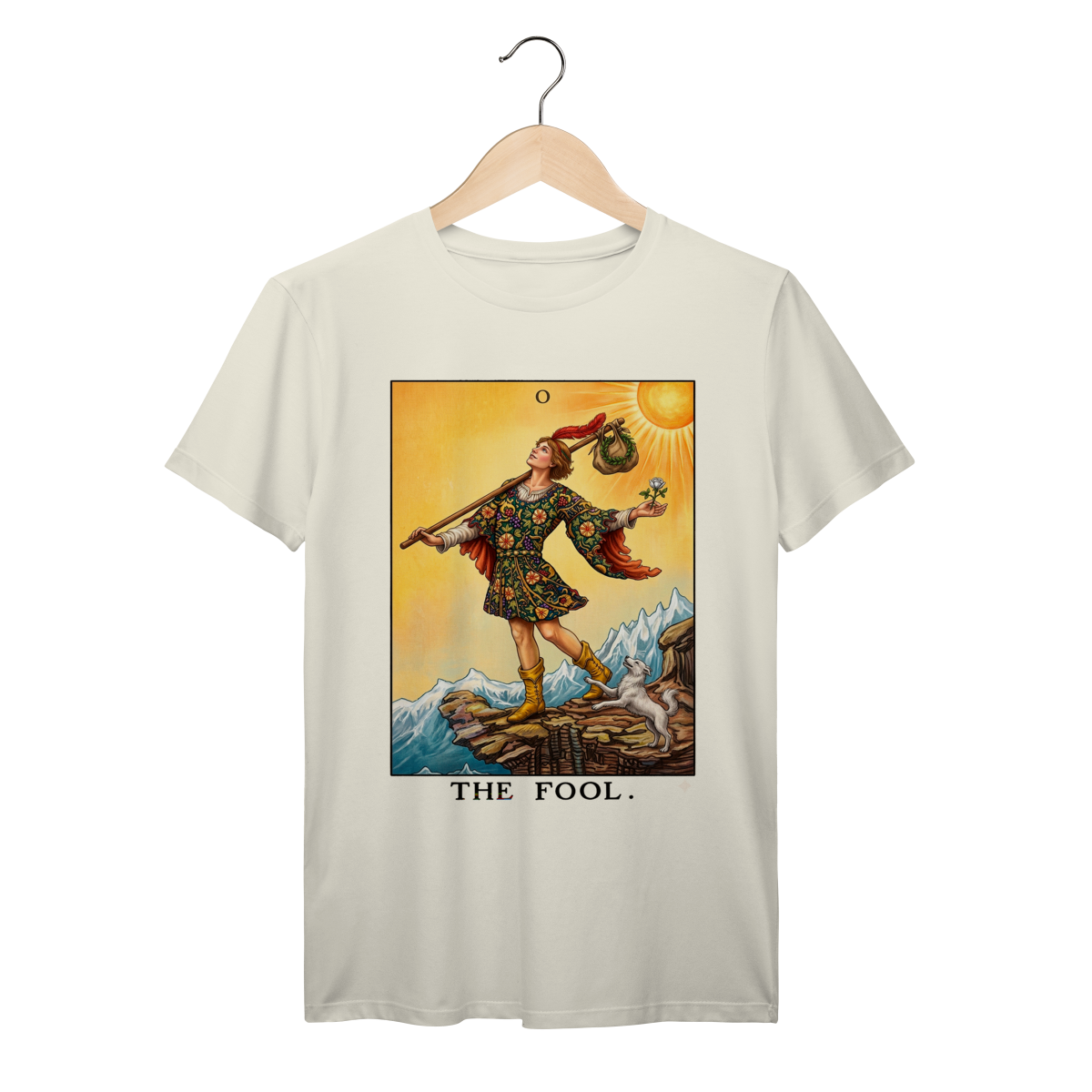 Camiseta de Tarô: O Louco - Camiseta unissex 100% algodão Prime 
