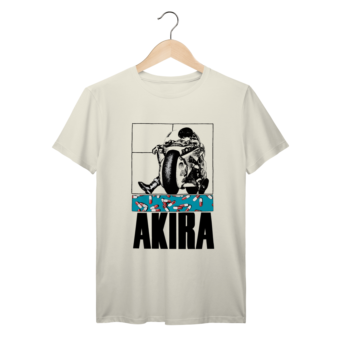 Camiseta Akira Mangá 100% Algodão Prime