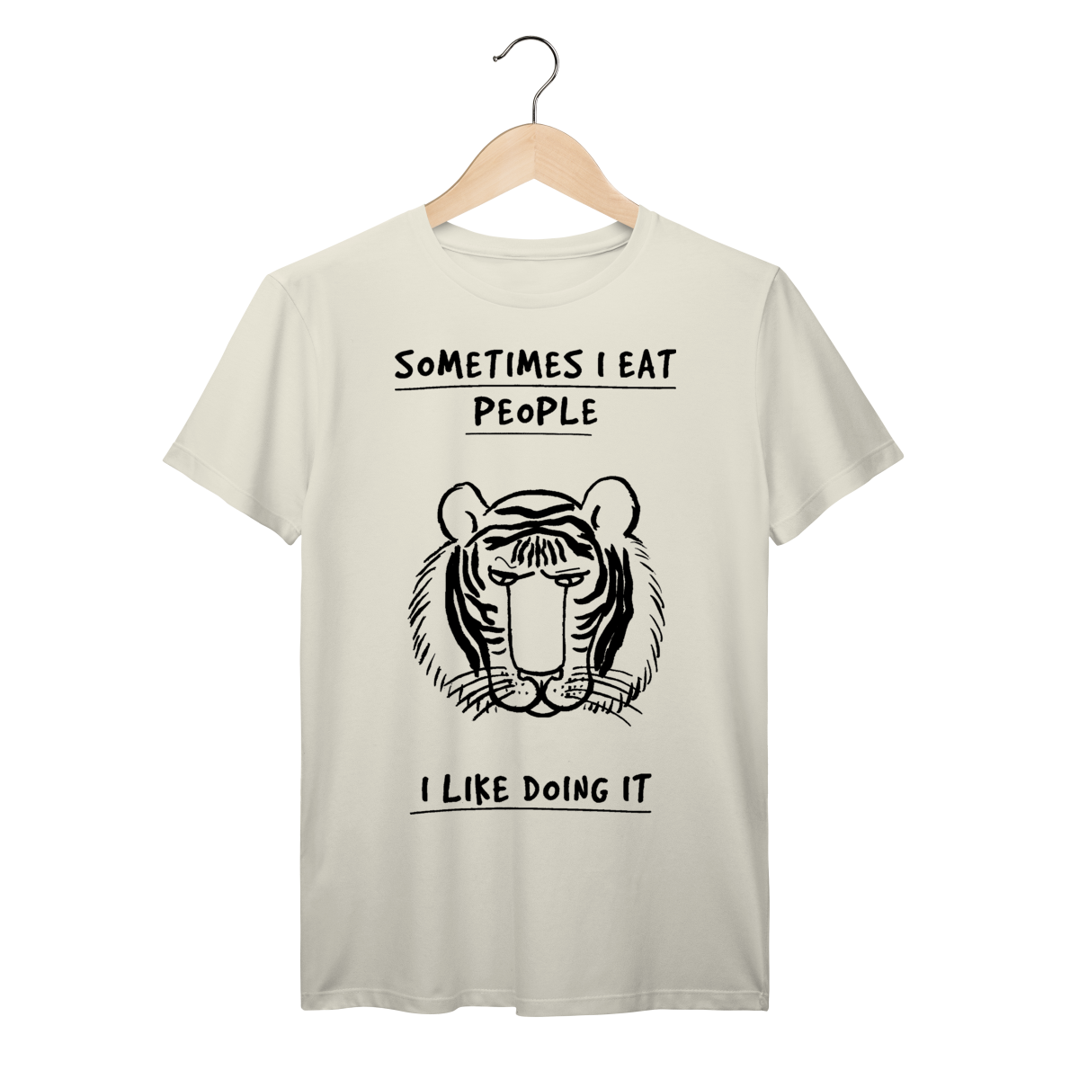 Camisetas John Sometimes I Eat Streetwear Algodão Prime