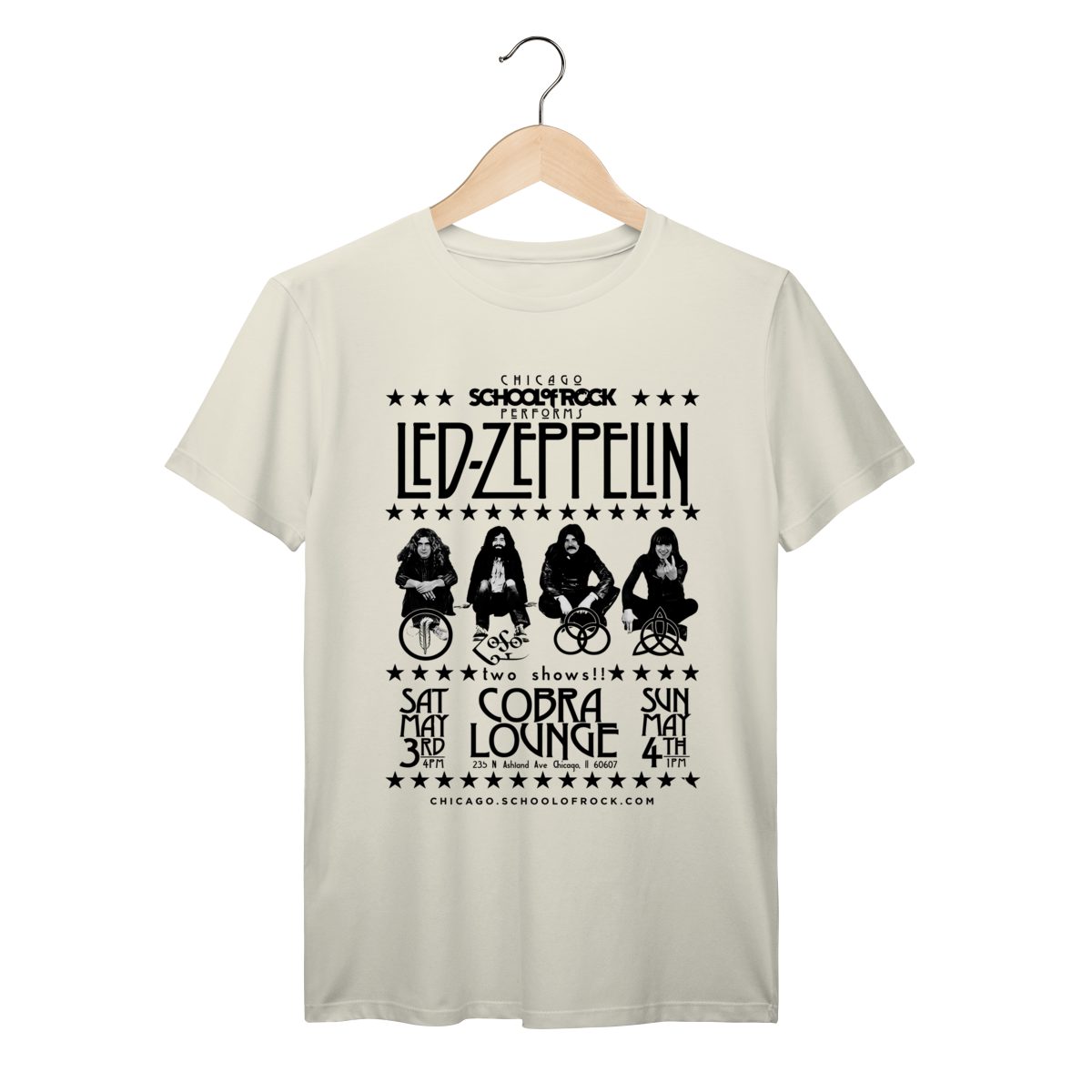 Camiseta Led Zeppelin Classic Rock Vintage 1970 Algodão Prime