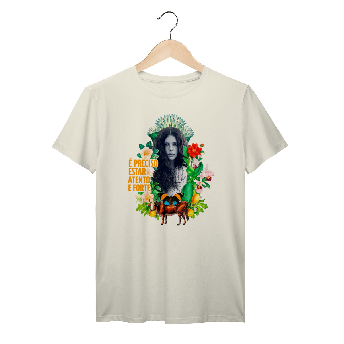 Camiseta Gal Costa Psicodélica MPB Retrô 100% Algodão Prime