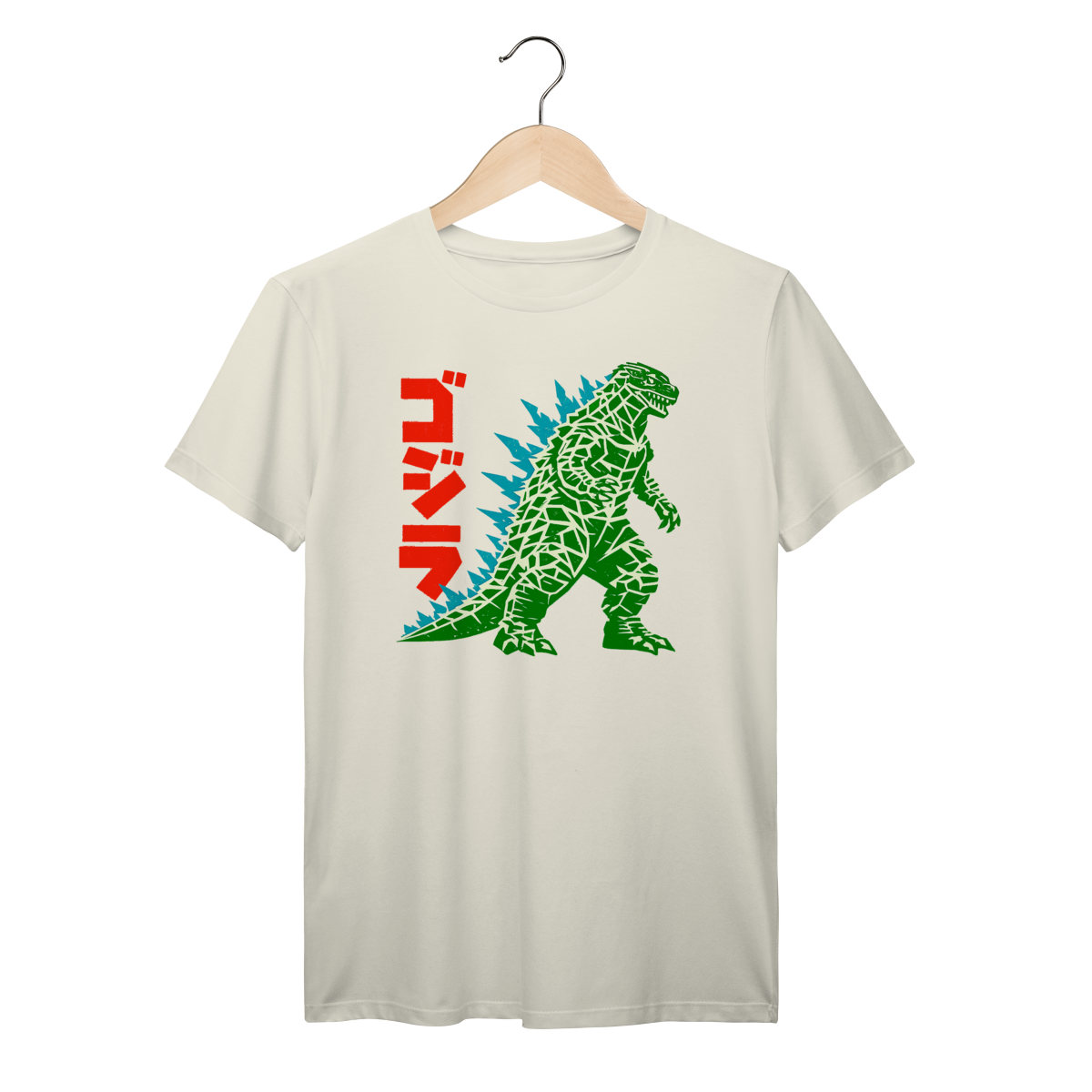 Camiseta Kaiju Japonês Streetwear Algodão Prime