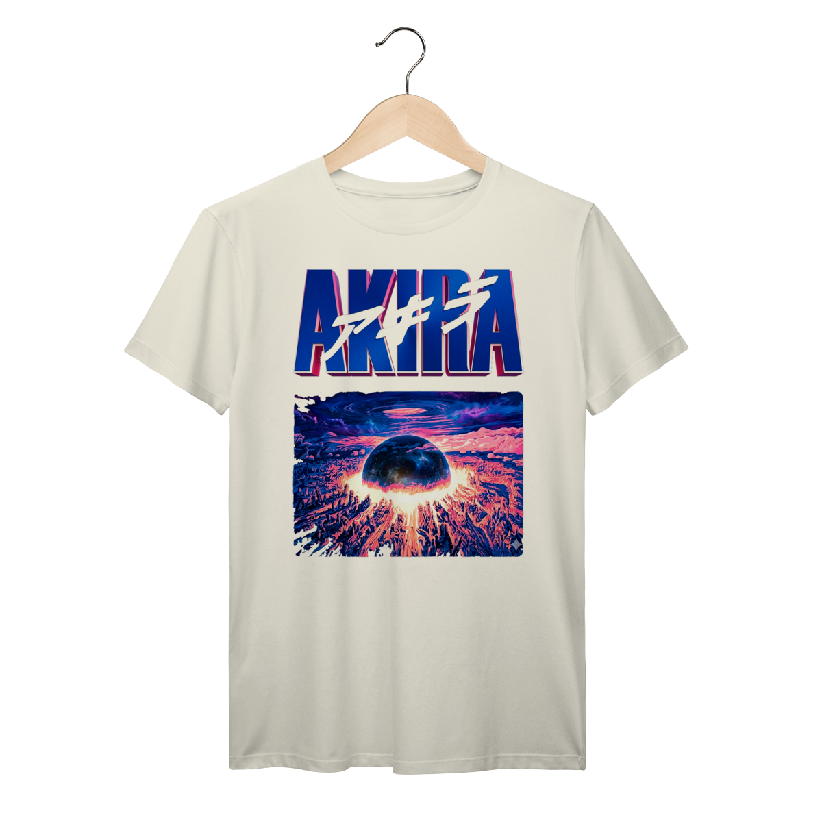 Camiseta Akira Neo Tokyo Cyberpunk Anime Vintage Algodão Prime