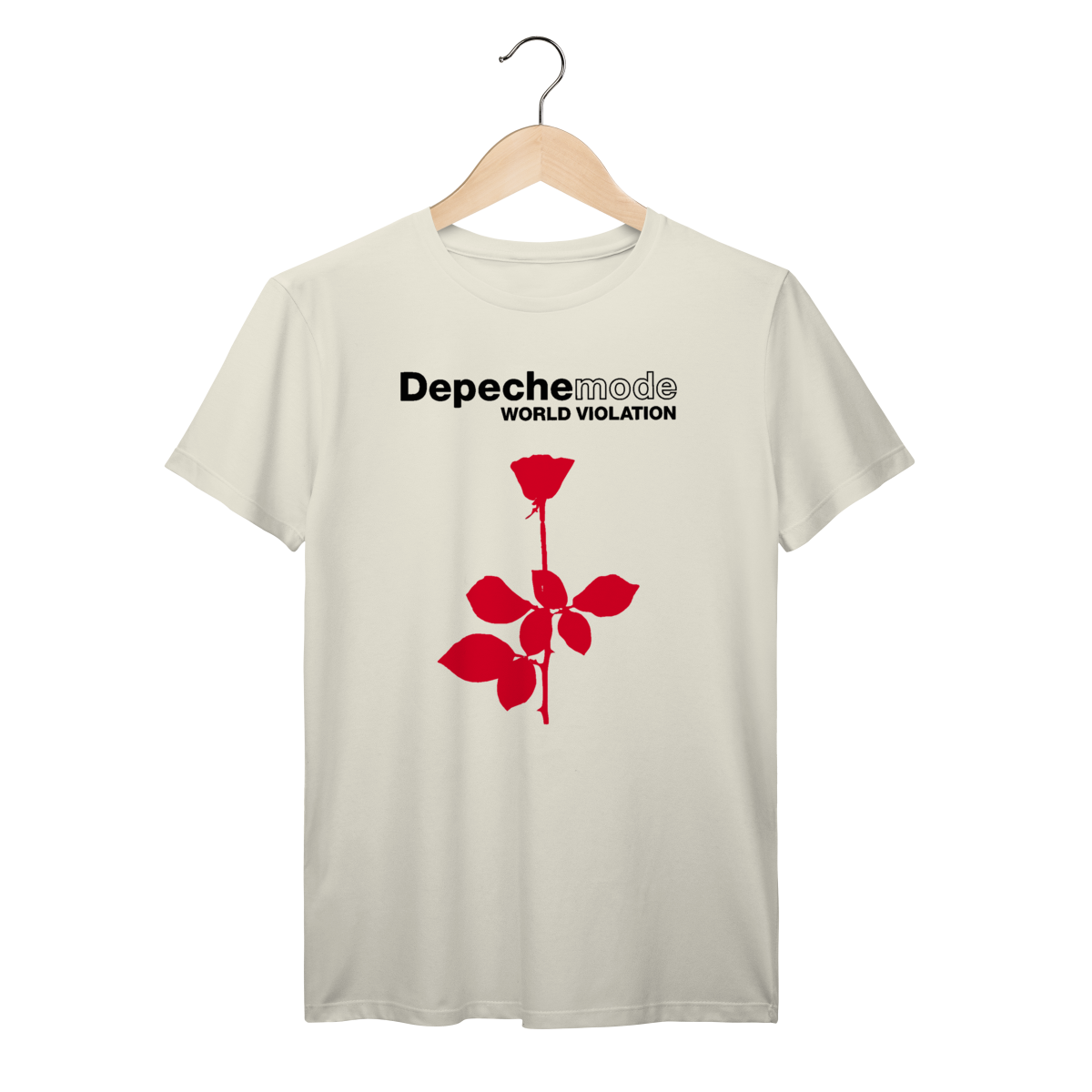 Camiseta Depeche Mode Violator Rose Vintage World Violation Tour 100% Algodão Prime