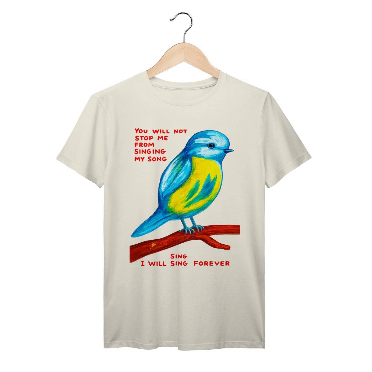 Camiseta Bird Song Aesthetic Vintage Algodão Prime