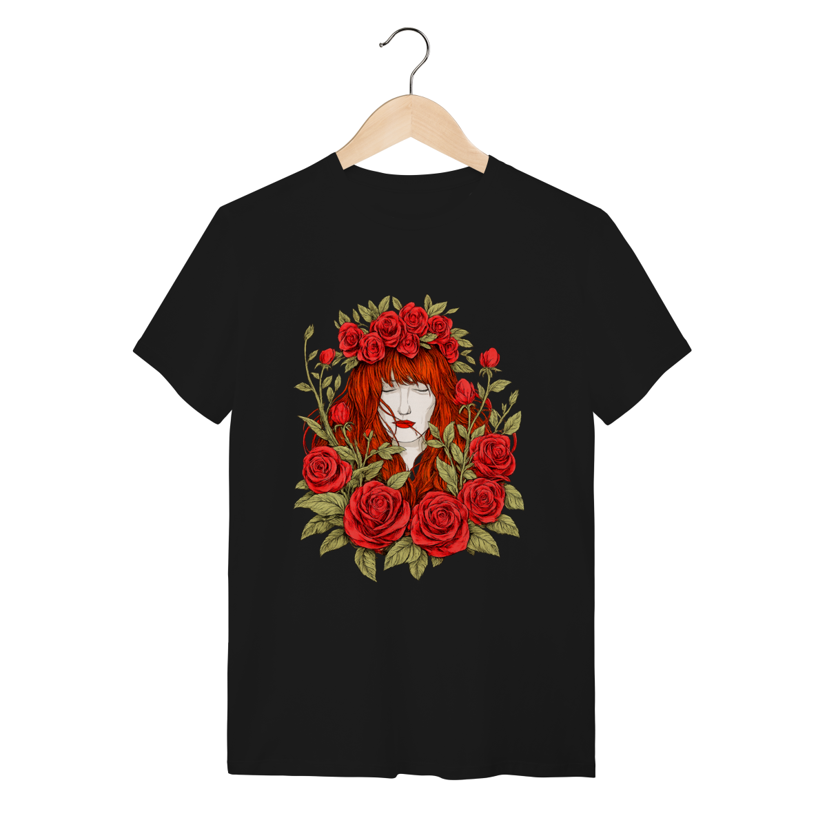 Camiseta Florence And The Machine Red Roses Gothic Art 