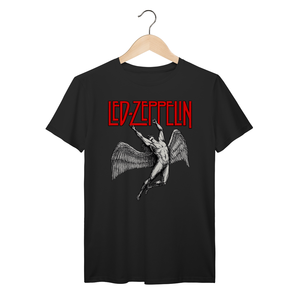 Camiseta Led Zeppelin Classic Rock Vintage 100% Algodão Prime
