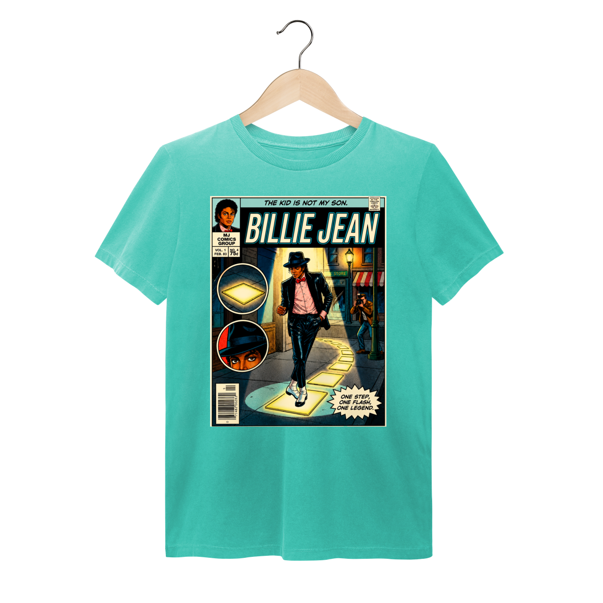 Camiseta Michael Jackson Billie Jean Vintage Comic Estonada