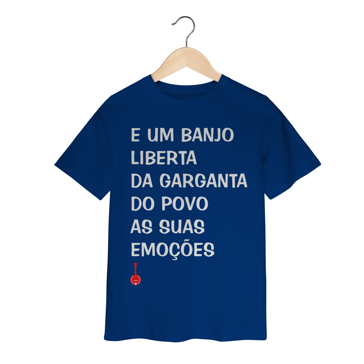 Camiseta Infantil Um Banjo Liberta