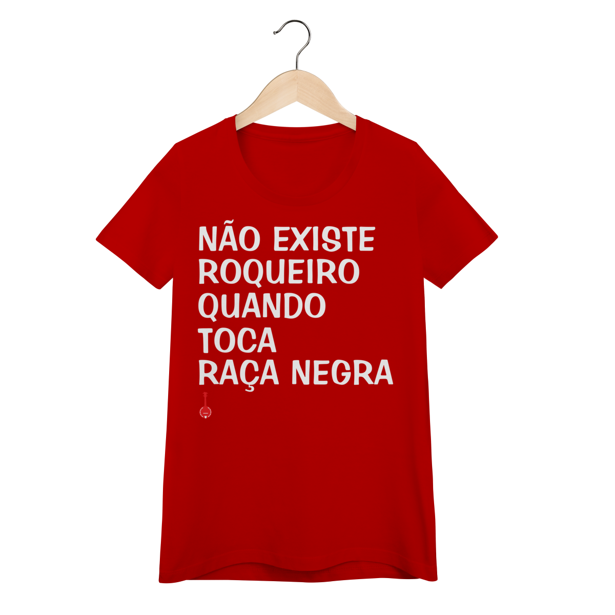 Baby Look Não Existe Roqueiro Quando Toca Raça Negra