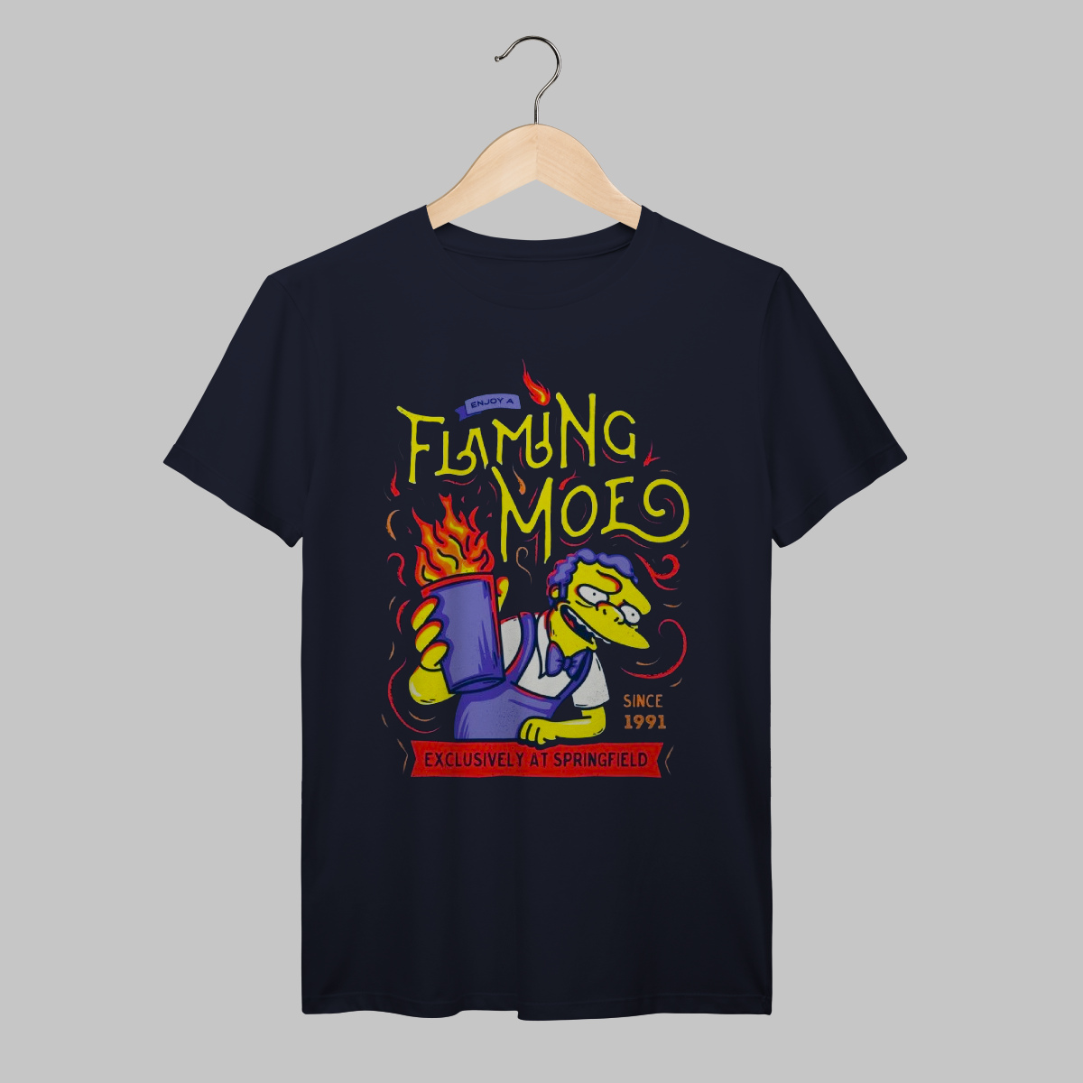 Os Simpsons | Moe Flamejante | Algodão Prime