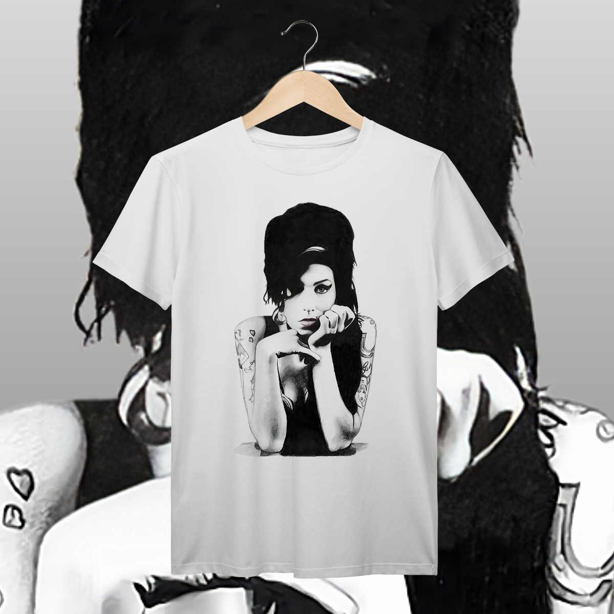 Amy Winehouse | Algodão Prime