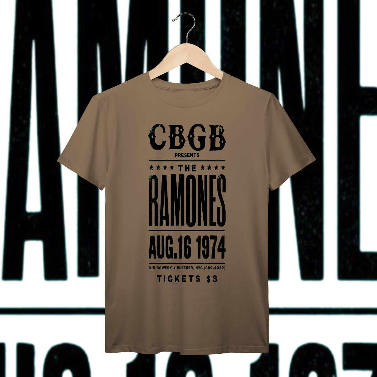 Ramones CBGB | Algodão Prime