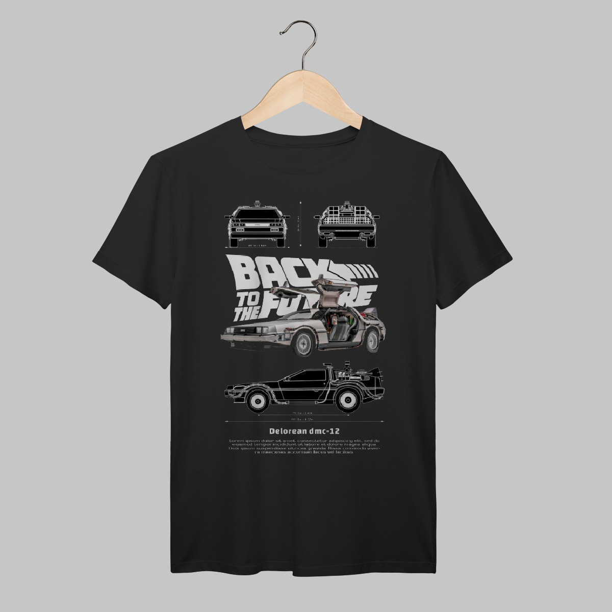 Back To The Future | Delorean | Algodão Prime
