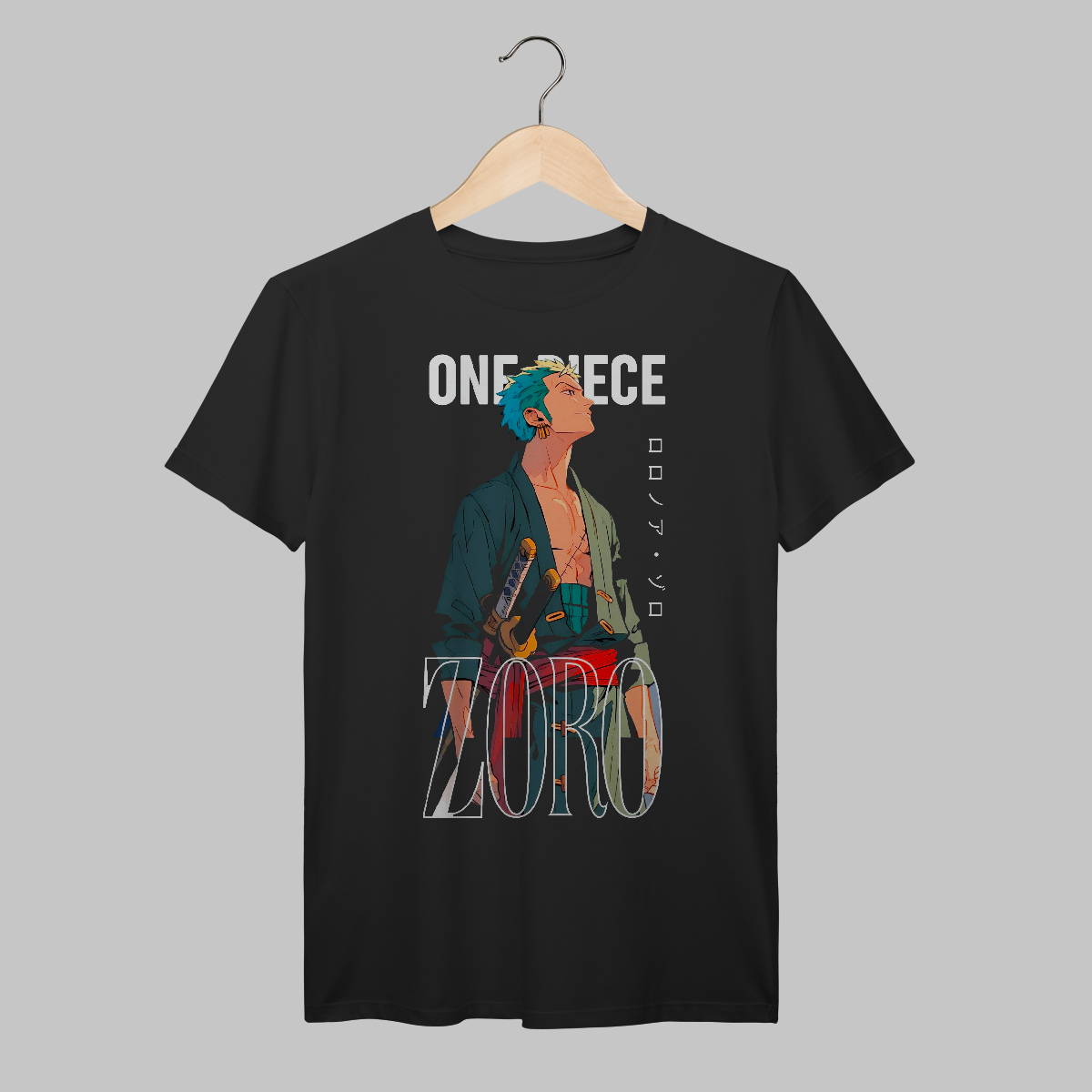 One Piece | Roronoa Zoro | Algodão Prime