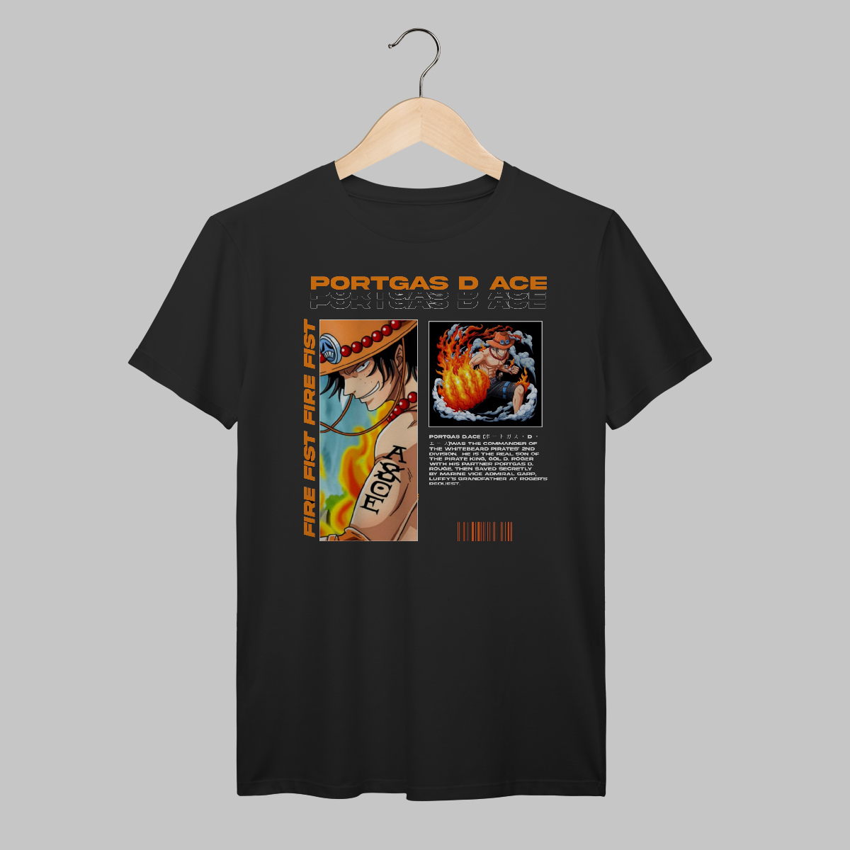 One Piece | Portgas | Algodão Prime