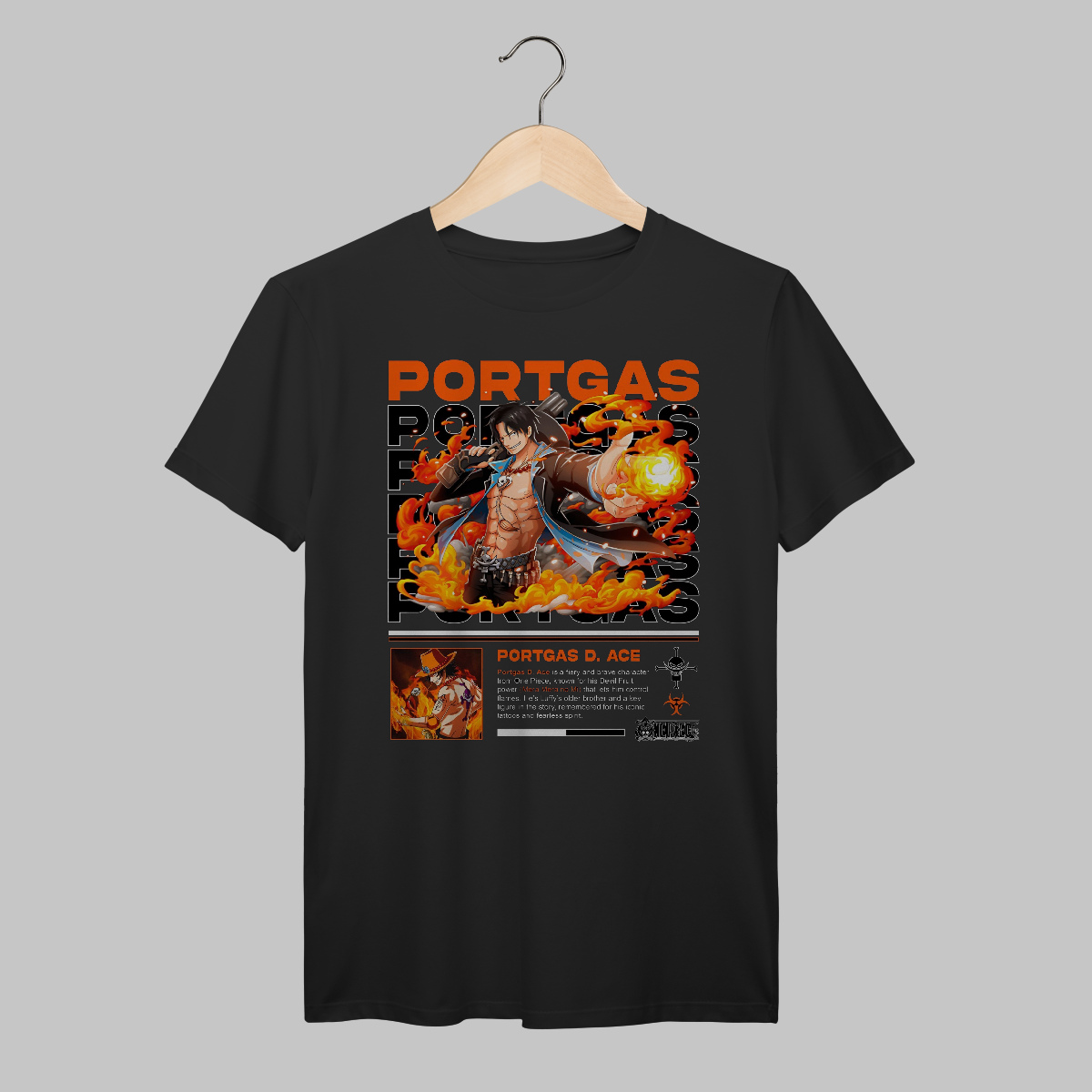 One Piece | Portgas | Algodão Prime