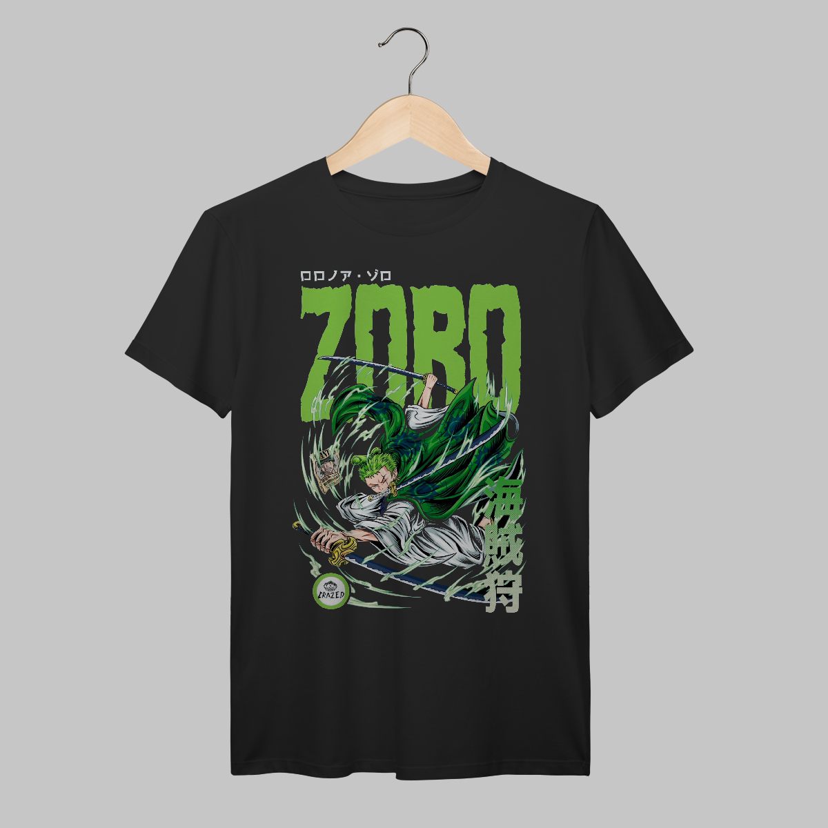 One Piece | Roronoa Zoro | Algodão Prime