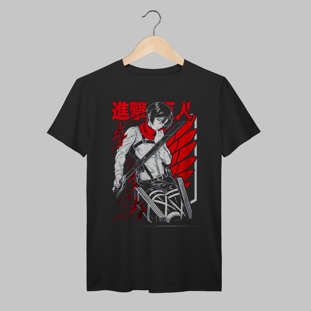 Attack On Titan | Mikasa Ackerman | Algodão Prime