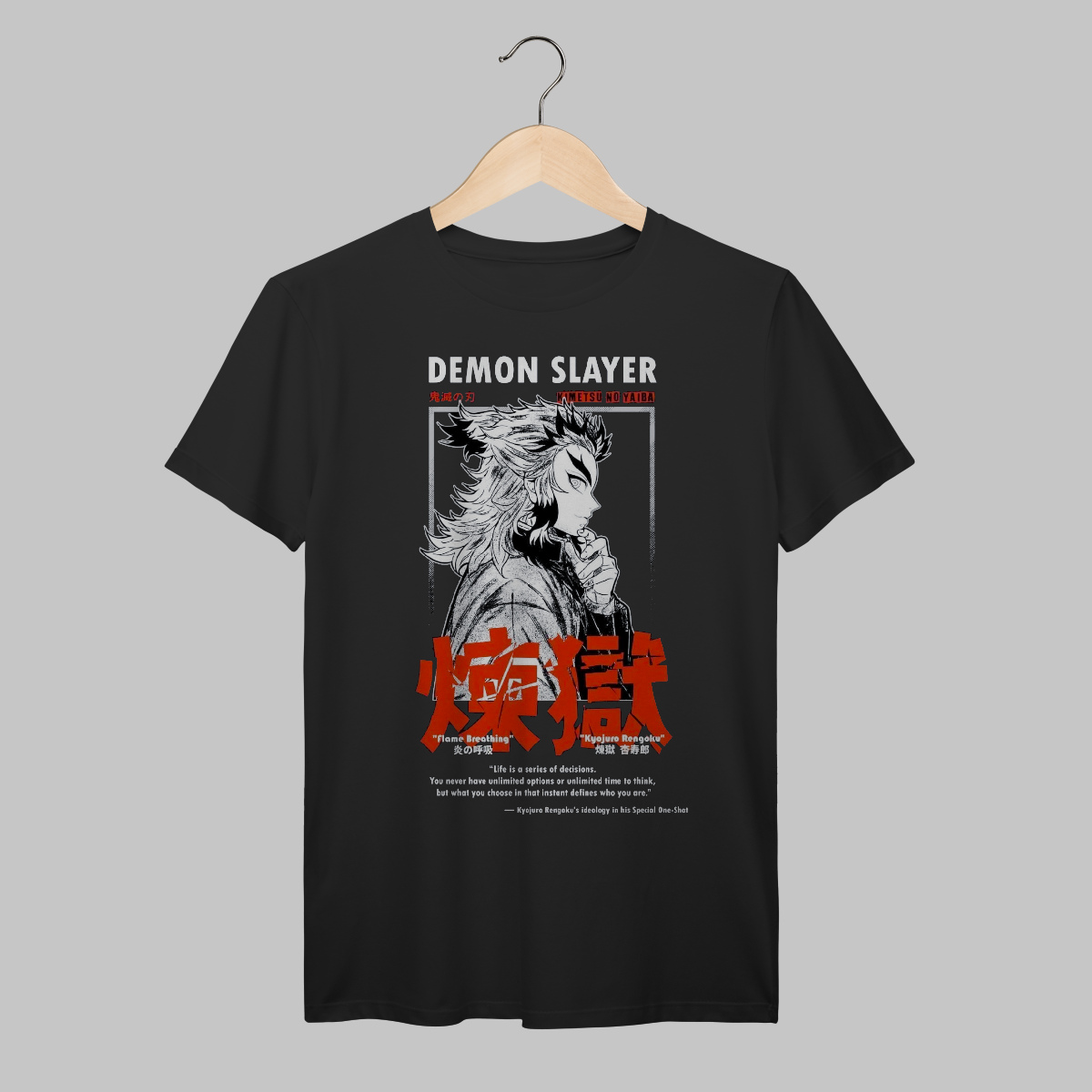 Demon Slayer | Kyojuro Rengoku | Algodão Prime