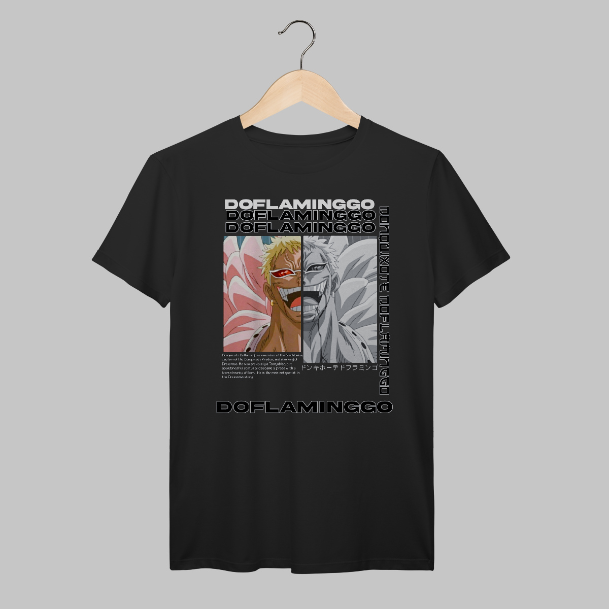 Nome do produto: One Piece | Donquixote Doflamingo | Algodão Prime
