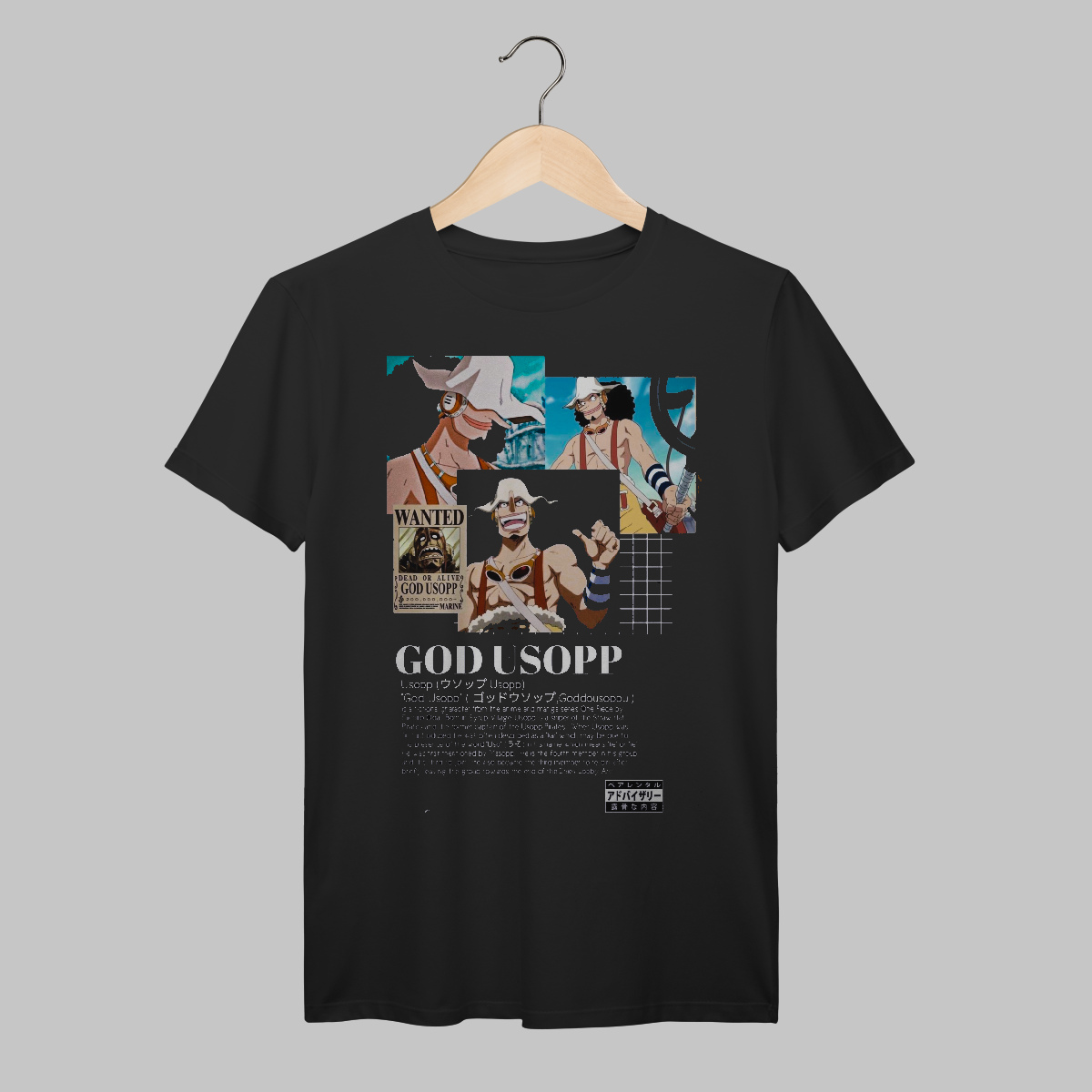 Nome do produto: One Piece | Usopp | Algodão Prime