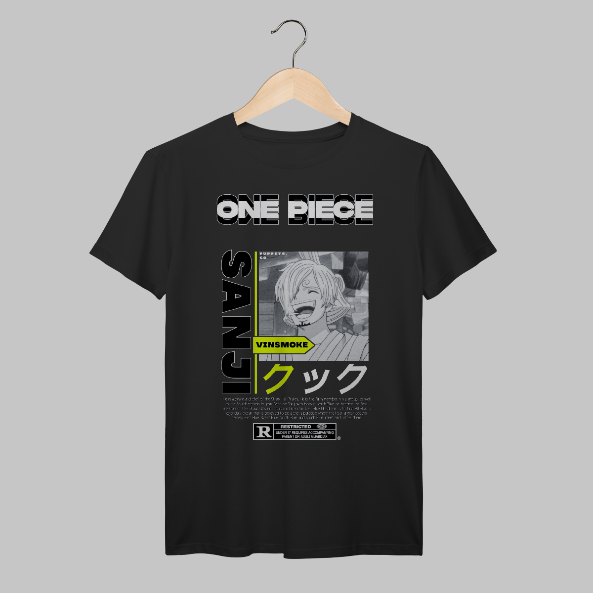 Nome do produto: One Piece | Sanji | Algodão Prime