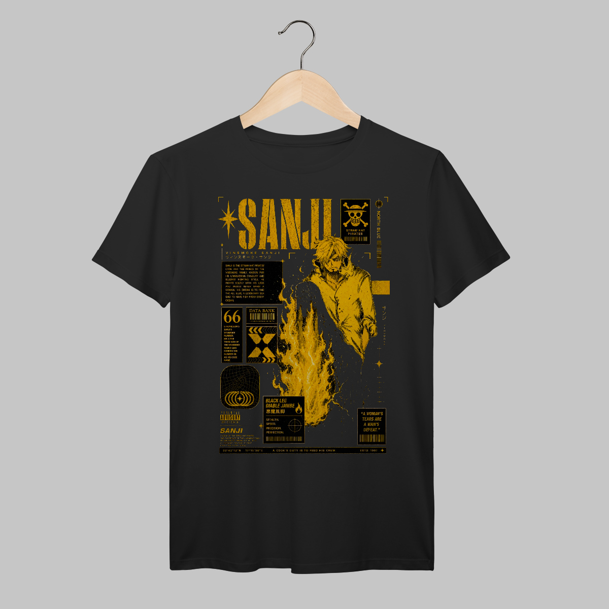 Nome do produto: One Piece | Sanji | Algodão Prime