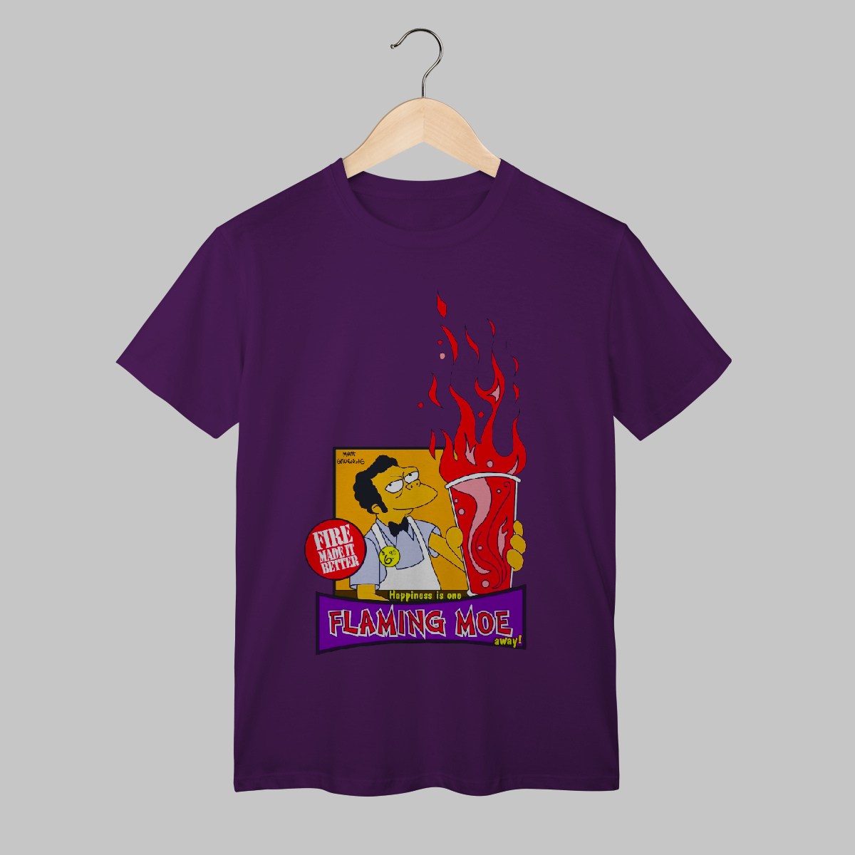 Os Simpsons | Moe Flamejante | Algodão Classic