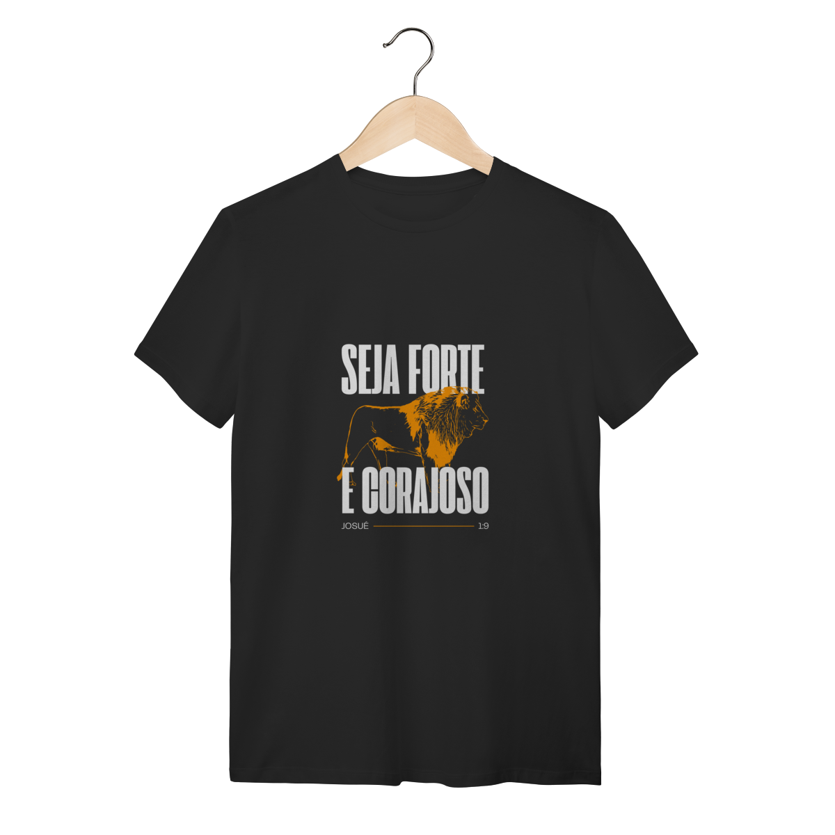 Camiseta WIZE WEAR “Seja Forte e Corajoso” – Atitude e Inspiração em Cada Detalhe